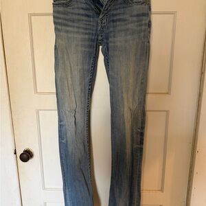 BKE Men's Bootcut Jeans in Blue